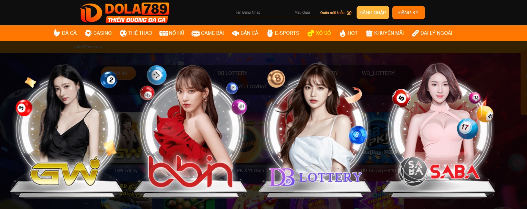 Xổ số online Dola789 - Lô đề 1 ăn 99.5, trả thưởng cao nhất 1 Các loại hình xổ số tại dola789